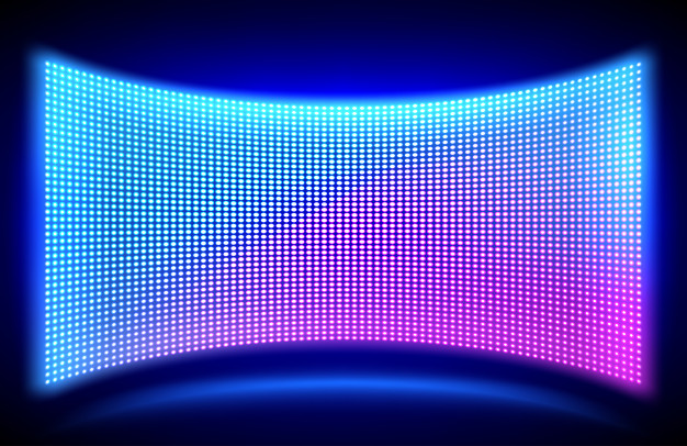 Pink LED wall